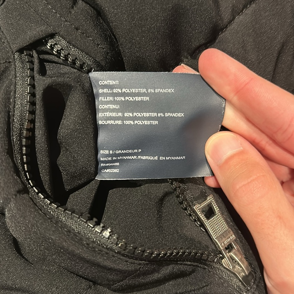 NAUTICA Men’s Reversible Quilted Puffer Jacket Black/Gray - Picture 8 of 12